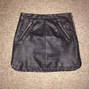 Urban Outfitters Silence + Noise Leather Skirt